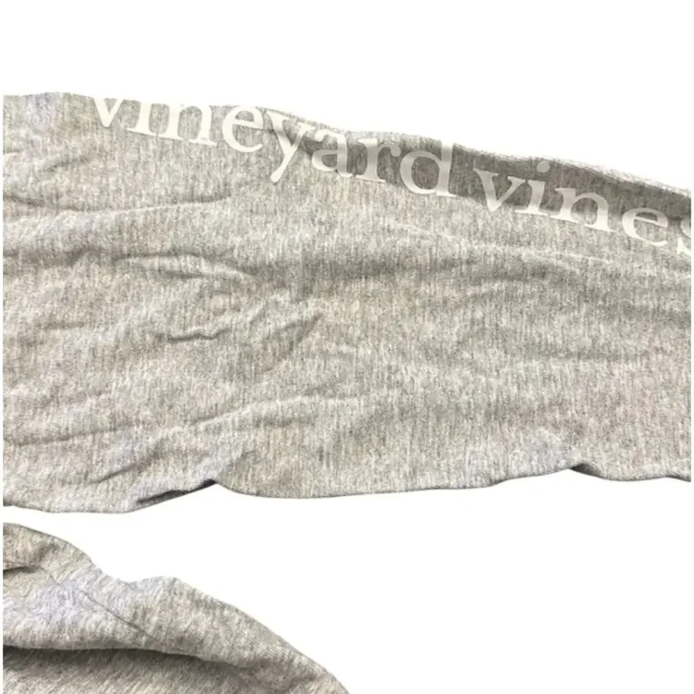 Vineyard Vines Hockey Tee Pocket Light Grey Boy's Size 18